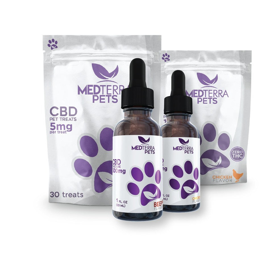 medterra, cbd, pets, dog treats, chews, tincture