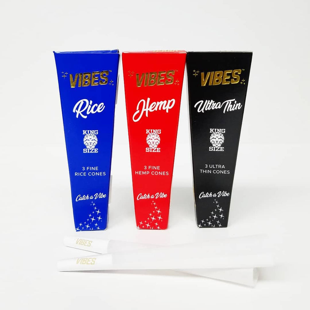 vibes, cones, rice, hemp, thin