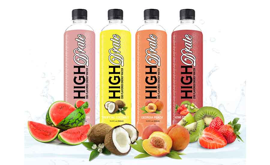 HighDrate, CBD drinks, CBD water, CBD