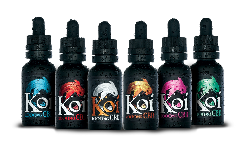 Koi, CBD, Tincture, Vape juice, full spectrum
