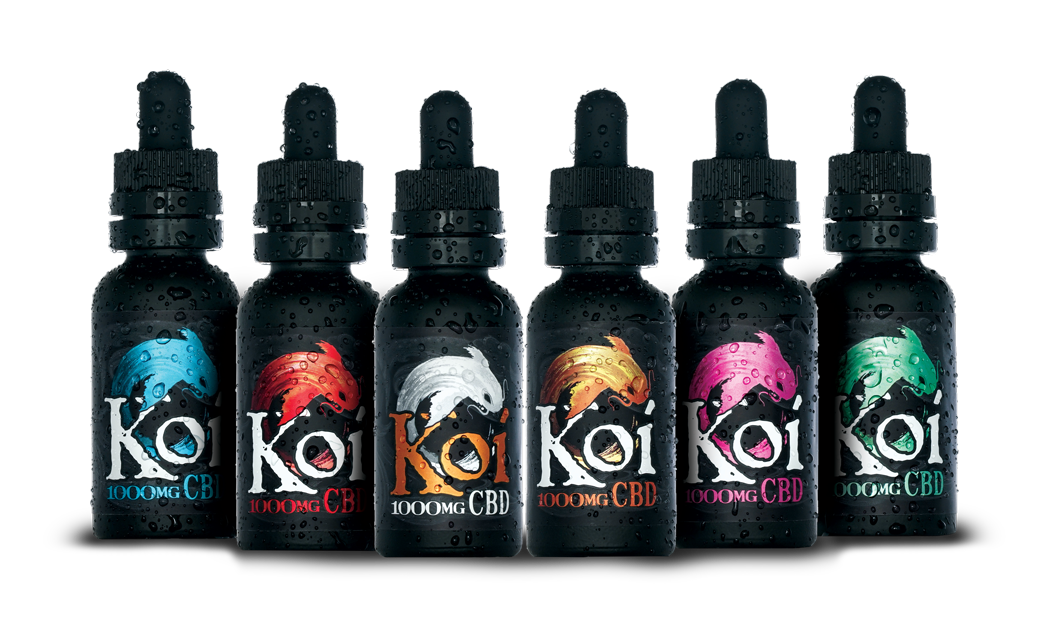 Koi, CBD, Tincture, Vape juice, full spectrum
