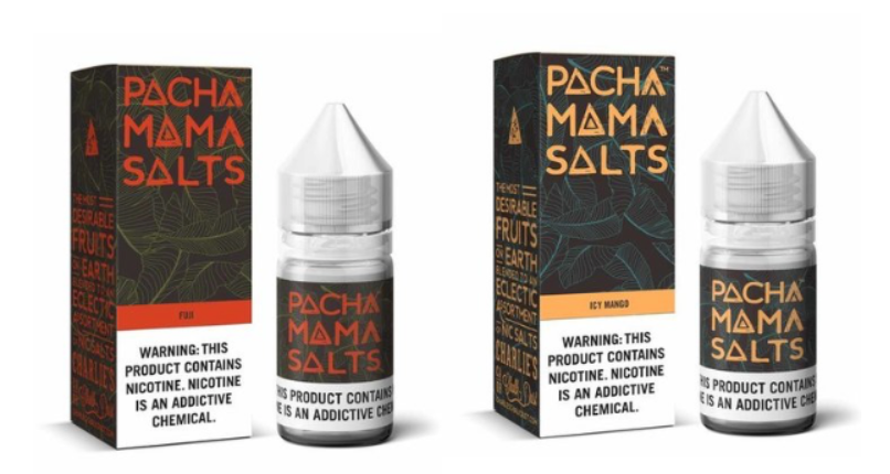 pachamama, salt, fuji, icy mango, salt nic