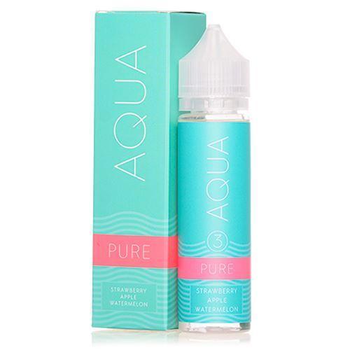 aqua, pure, strawberry, apple, vape juice 