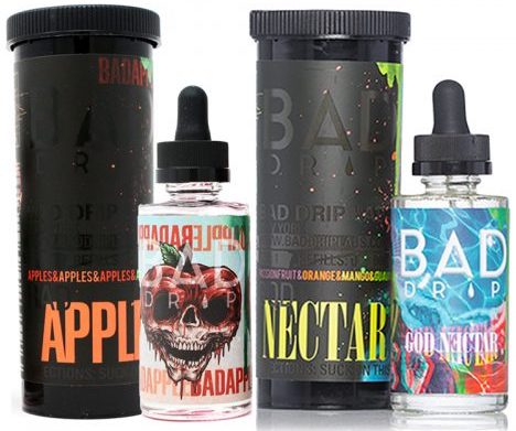 bad drip, apple, god nectar, ejuice, vape, vape juice, eliquid
