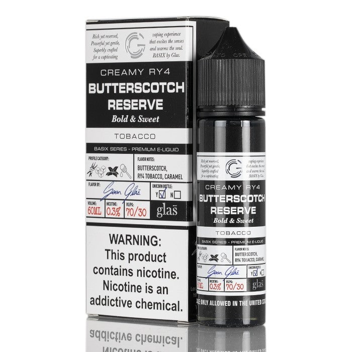 glas, basix, vape, cloud, flavor, tobacco, butterscotch