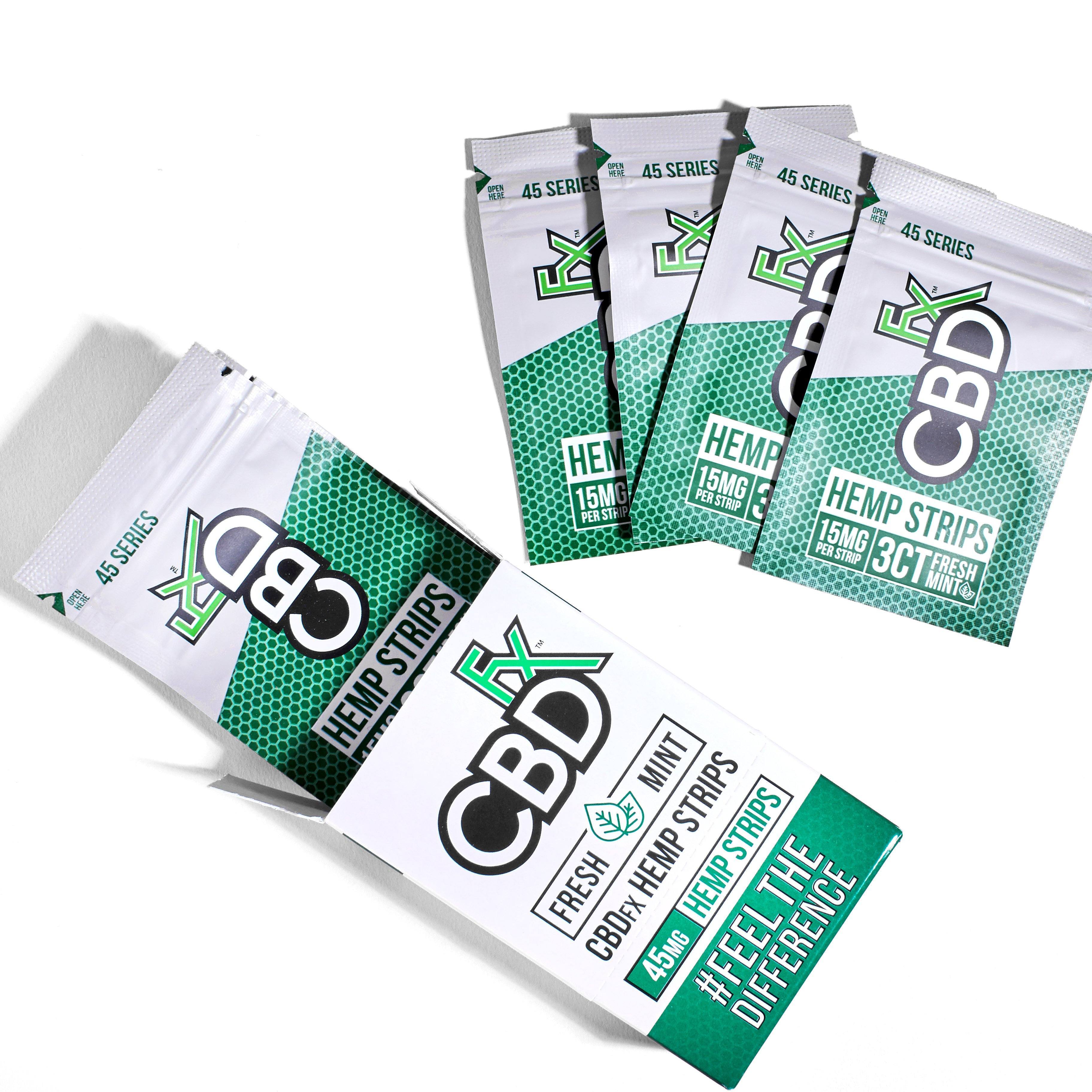 cbd, cbdfx, strips, hemp