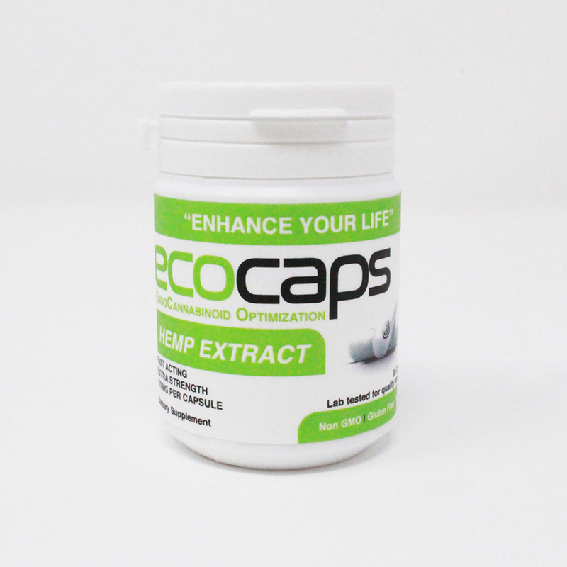 ecocaps, cbd capsules, pills, cbd
