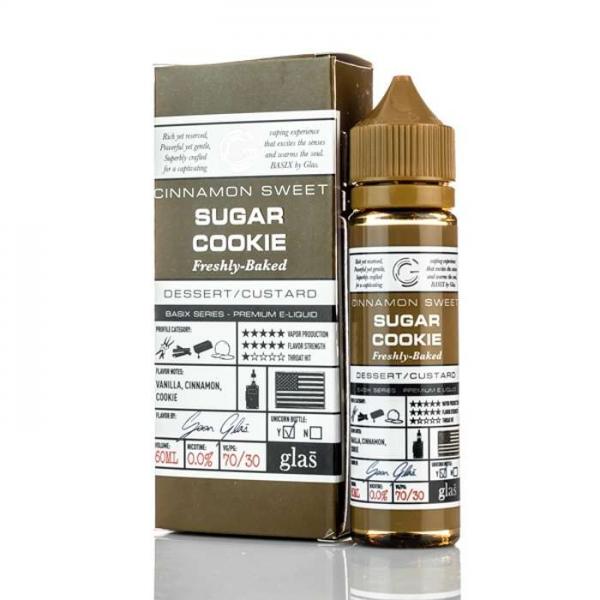 sugar cookie, glass basix series, vape, flavor, pastry