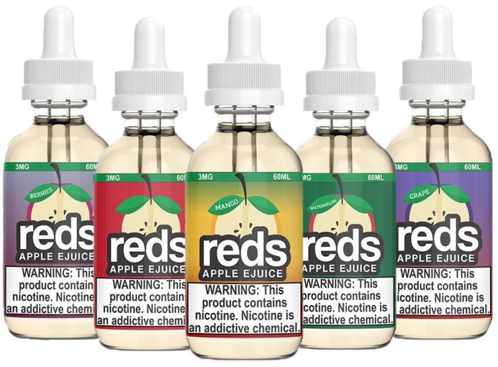 reds apple juice, ejuice, menthol, vape